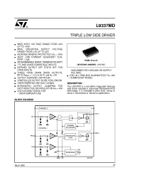Datasheet L9337 manufacturer STMicroelectronics