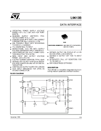Datasheet L9613MD manufacturer STMicroelectronics