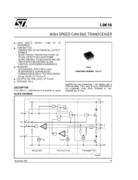 Datasheet L9616D manufacturer STMicroelectronics