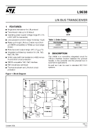 Datasheet L9638 manufacturer STMicroelectronics