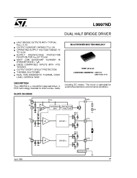 Datasheet L9997ND013TR manufacturer STMicroelectronics