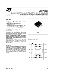 Datasheet LCDP1521RL manufacturer STMicroelectronics