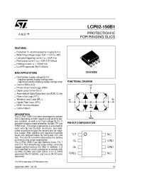Datasheet LCP02-150B1RL manufacturer STMicroelectronics