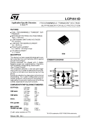 Datasheet LCP1511D manufacturer STMicroelectronics