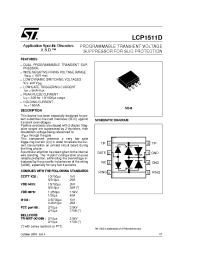 Datasheet LCP1511DRL manufacturer STMicroelectronics