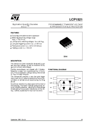 Datasheet LCP1521 manufacturer STMicroelectronics