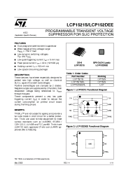Datasheet LCP1521S manufacturer STMicroelectronics
