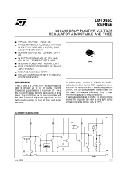 Datasheet LD1085CDT manufacturer STMicroelectronics