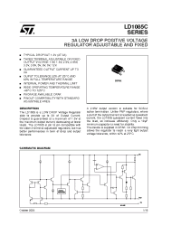 Datasheet LD1085CXX18 manufacturer STMicroelectronics