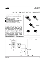Datasheet LD29150XX manufacturer STMicroelectronics