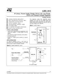 Datasheet LDO513 manufacturer STMicroelectronics