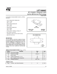 Datasheet LET19060C manufacturer STMicroelectronics