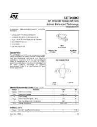 Datasheet LET9060C manufacturer STMicroelectronics