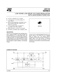 Datasheet LK112 manufacturer STMicroelectronics