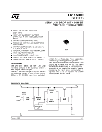 Datasheet LK115XX30 manufacturer STMicroelectronics