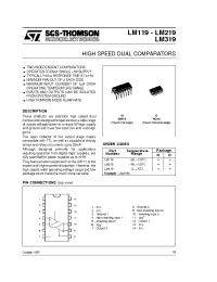 Datasheet LM119N manufacturer STMicroelectronics