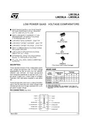 Datasheet LM139A manufacturer STMicroelectronics