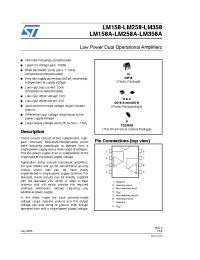 Datasheet LM158A manufacturer STMicroelectronics