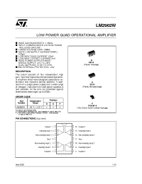 Datasheet LM2902W manufacturer STMicroelectronics