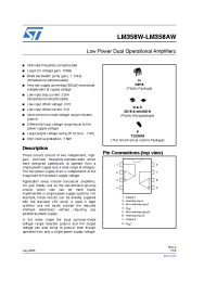 Datasheet LM358WD manufacturer STMicroelectronics