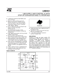 Datasheet LNBH2 manufacturer STMicroelectronics