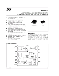 Datasheet LNBP21D2-TR manufacturer STMicroelectronics