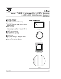 Datasheet LRI64-W4/1GE manufacturer STMicroelectronics