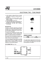 Datasheet LS1240 manufacturer STMicroelectronics