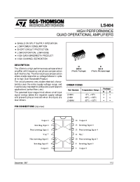 Datasheet LS404D manufacturer STMicroelectronics