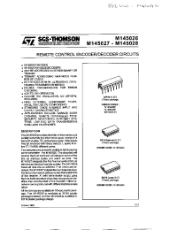 Datasheet M145026D manufacturer STMicroelectronics