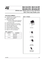 Datasheet M24128-BRBN6P manufacturer STMicroelectronics