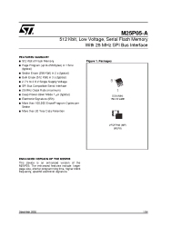 Datasheet M25P05-AV manufacturer STMicroelectronics