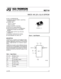 Datasheet M27128A-1F1 manufacturer STMicroelectronics