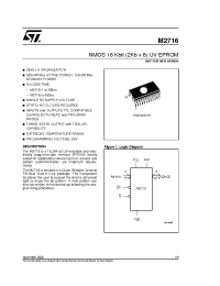 Datasheet M2716-F-1 manufacturer STMicroelectronics