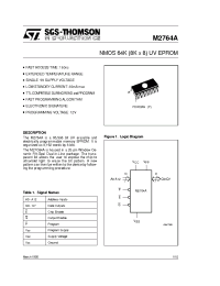 Datasheet M2764A manufacturer STMicroelectronics