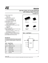 Datasheet M28256-12MS6T manufacturer STMicroelectronics