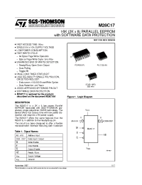 Datasheet M28C17-120K6T manufacturer STMicroelectronics