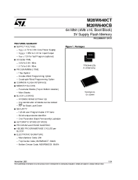 Datasheet M28W640CT80N1T manufacturer STMicroelectronics