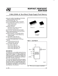 Datasheet M295V002B-120XK1TR manufacturer STMicroelectronics