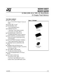 Datasheet M29DCL3-16T manufacturer STMicroelectronics