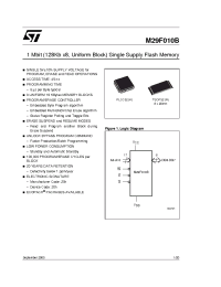Datasheet M29F010 manufacturer STMicroelectronics