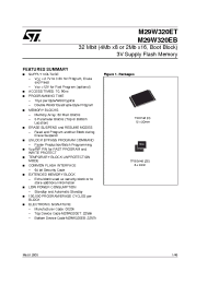 Datasheet M29W320EB70N1E manufacturer STMicroelectronics