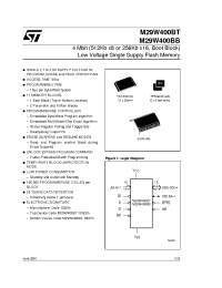 Datasheet M29W400BT55N1 manufacturer STMicroelectronics