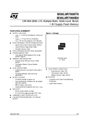 Datasheet M30L0R7000B0 manufacturer STMicroelectronics