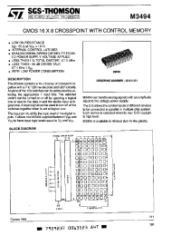 Datasheet M3494 manufacturer STMicroelectronics