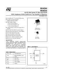 Datasheet M34D32BNT1 manufacturer STMicroelectronics