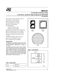 Datasheet M35101-C30 manufacturer STMicroelectronics