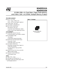 Datasheet M36DR232 manufacturer STMicroelectronics
