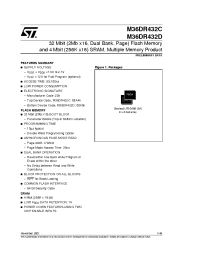 Datasheet M36DR432D manufacturer STMicroelectronics