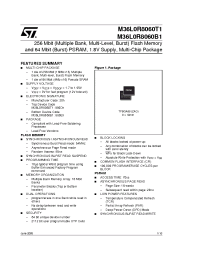 Datasheet M36L0R8060B1ZAQF manufacturer STMicroelectronics